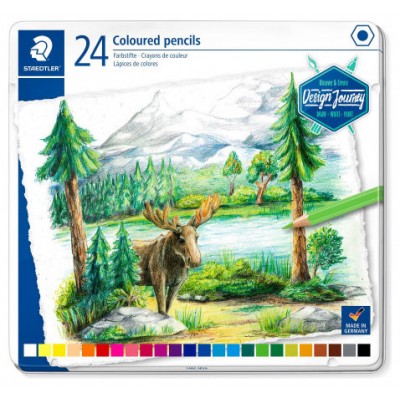 ESTUCHE METÁLICO CON 24 LÁPICES, COLORES SURTIDOS STAEDTLER 146C M24 (Espera 4 dias)